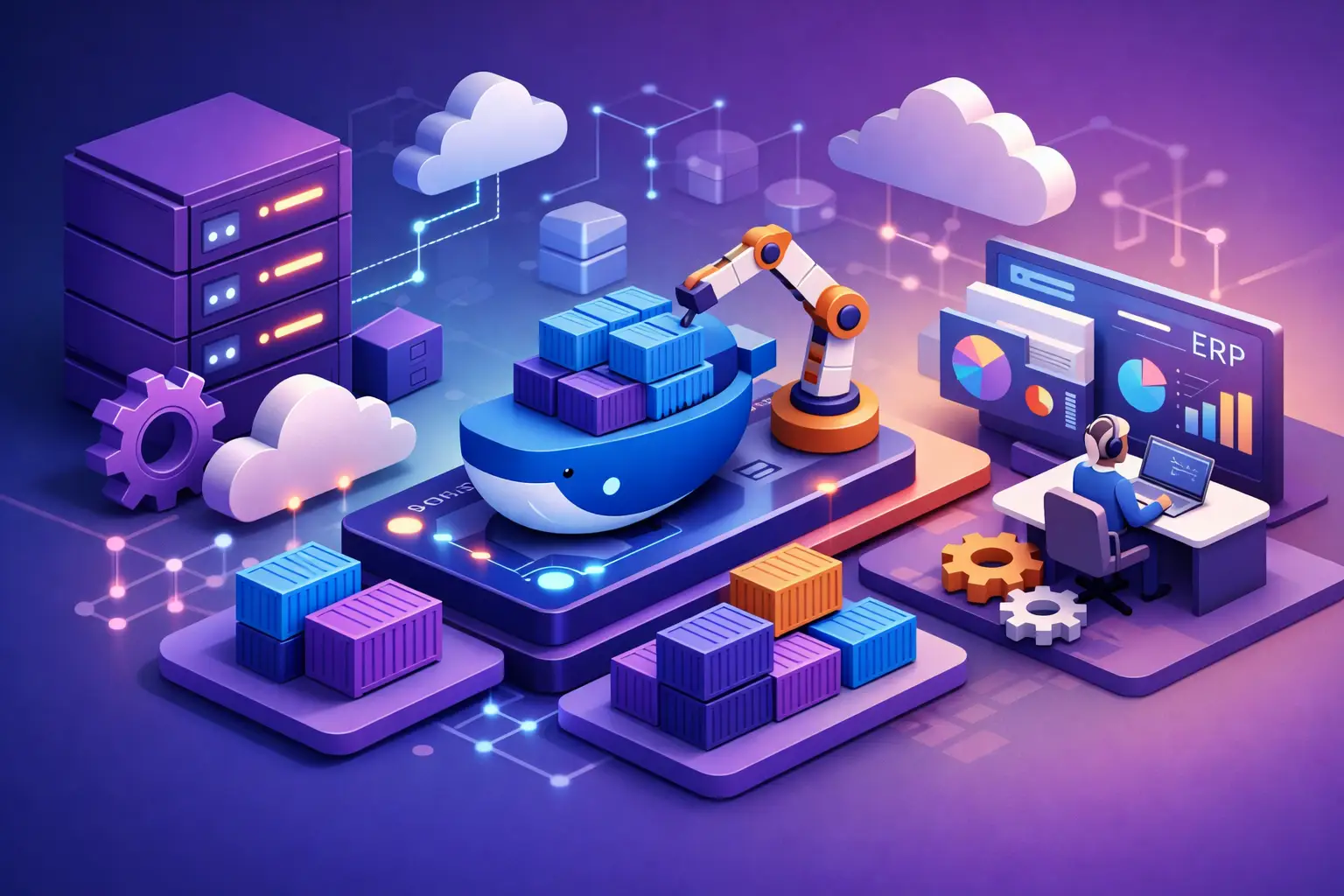 Odoo com Docker em produção sem improviso