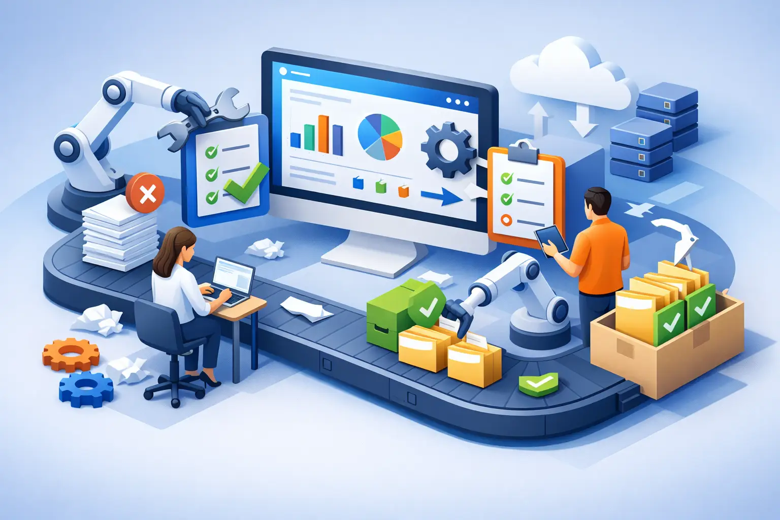Como reduzir retrabalho com ERP na prática