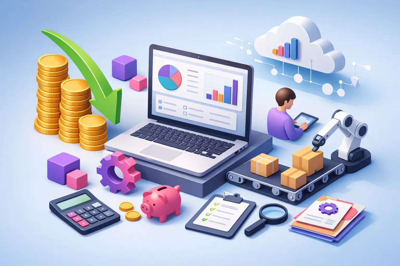 Redução de custos operacionais com Odoo